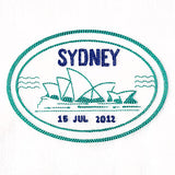 Around the World - Sydney Stamp