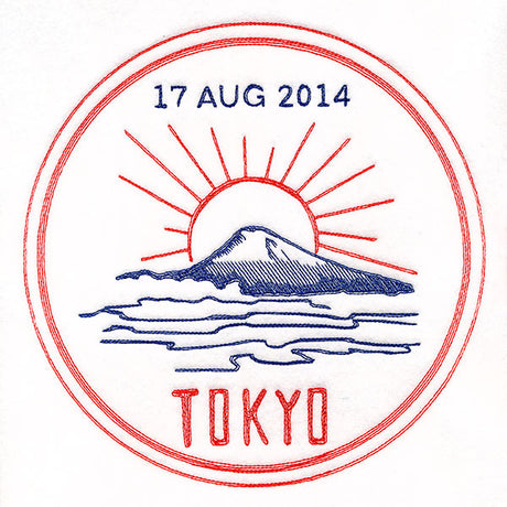 Around the World - Tokyo Stamp
