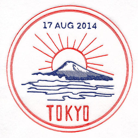 Around the World - Tokyo Stamp