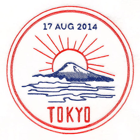 Around the World - Tokyo Stamp