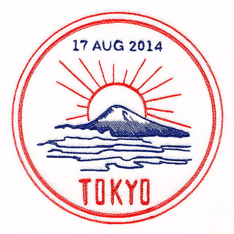 Around the World - Tokyo Stamp
