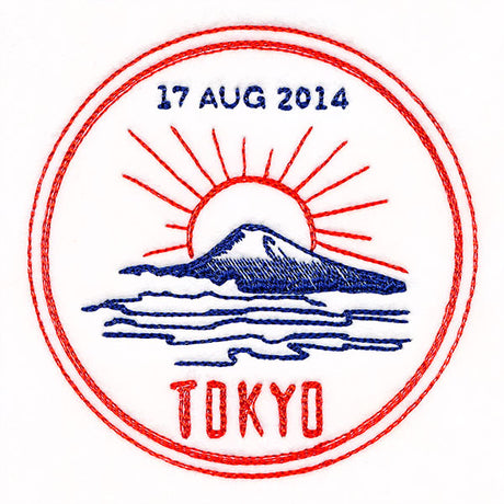 Around the World - Tokyo Stamp