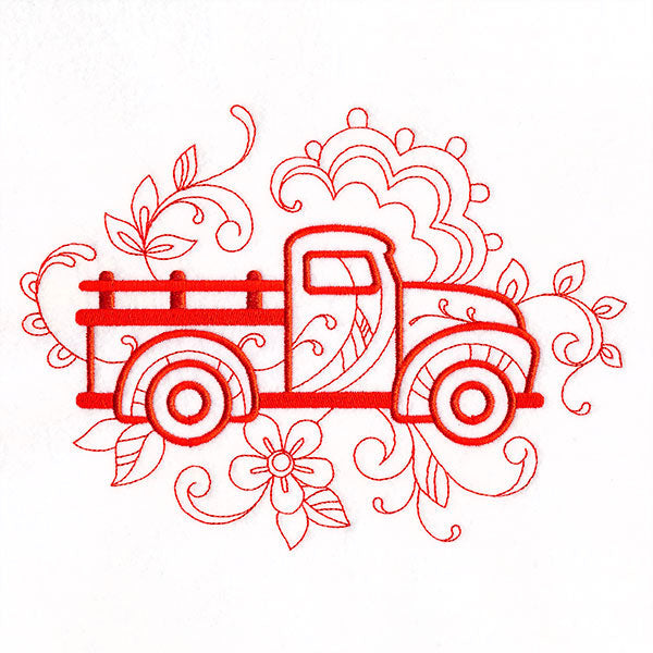 Doodle Retro Truck