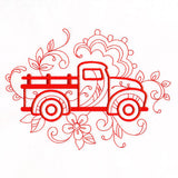 Doodle Retro Truck