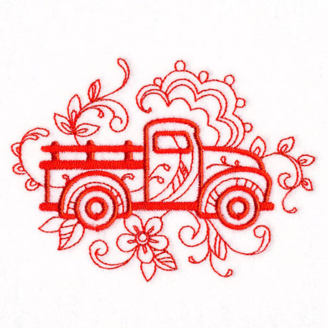 Doodle Retro Truck