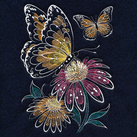 Monarchs & Echinacea Feature