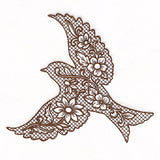 Southwest Flowers Bird (Trapunto)