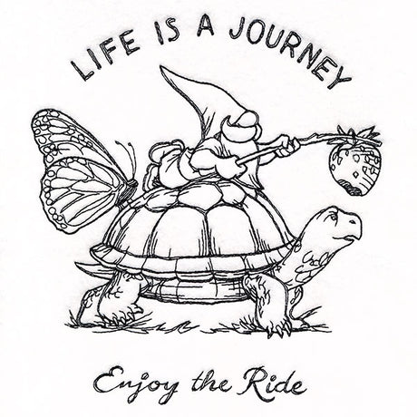 Life is a Journey Gnome & Turtle