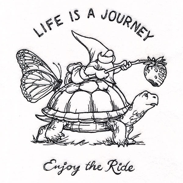 Life is a Journey Gnome & Turtle