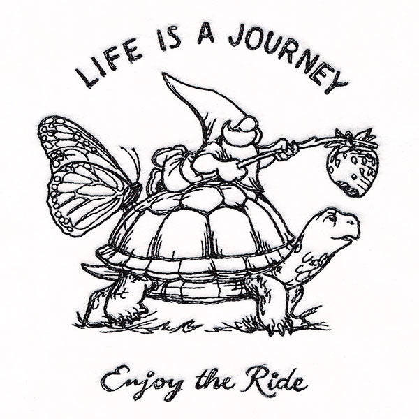 Life is a Journey Gnome & Turtle
