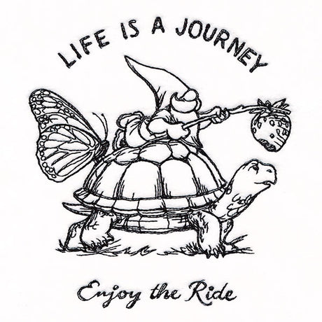 Life is a Journey Gnome & Turtle