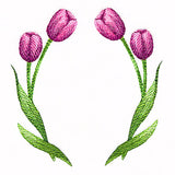 Tulips Wreath