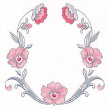 Intricate Details Flowers & Filigree Wreath