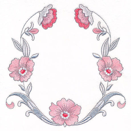 Intricate Details Flowers & Filigree Wreath