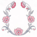 Intricate Details Flowers & Filigree Wreath