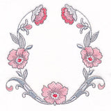 Intricate Details Flowers & Filigree Wreath