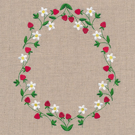 Sweet As Strawberries Wreath