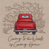 Going to the Woods Retro Truck