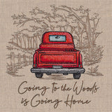 Going to the Woods Retro Truck