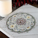 Acorns & Fall Foliage Doily (Organza)