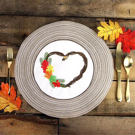 Autumn Heart Wreath