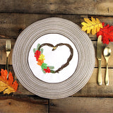 Autumn Heart Wreath