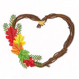 Autumn Heart Wreath