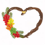 Autumn Heart Wreath