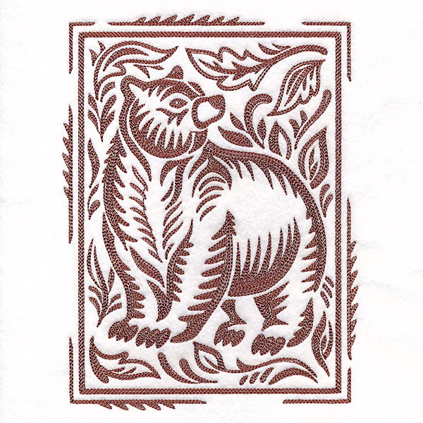 Wild Woodcuts - Fall Bear