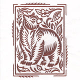 Wild Woodcuts - Fall Bear