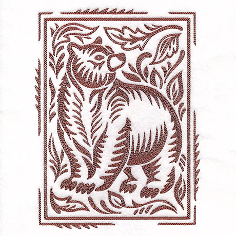 Wild Woodcuts - Fall Bear
