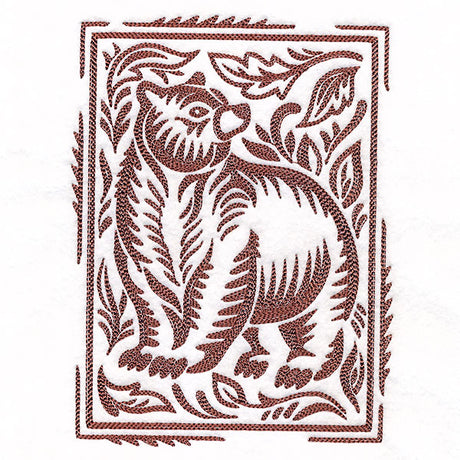 Wild Woodcuts - Fall Bear