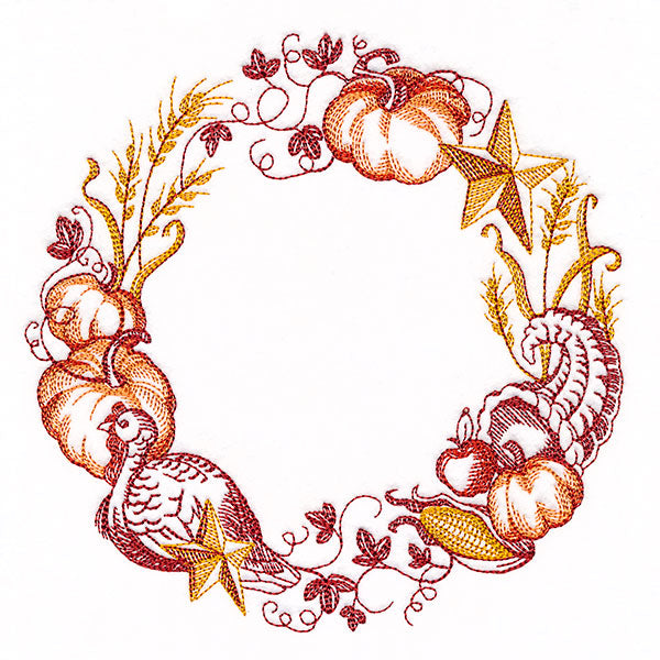 Festive Harvest Fall Wreath