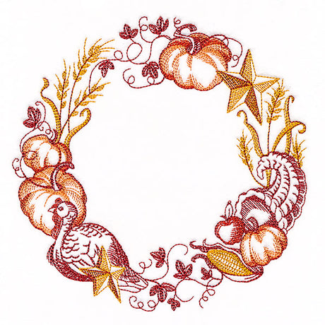 Festive Harvest Fall Wreath
