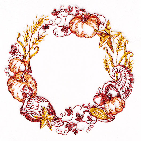 Festive Harvest Fall Wreath