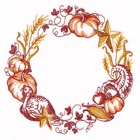 Festive Harvest Fall Wreath