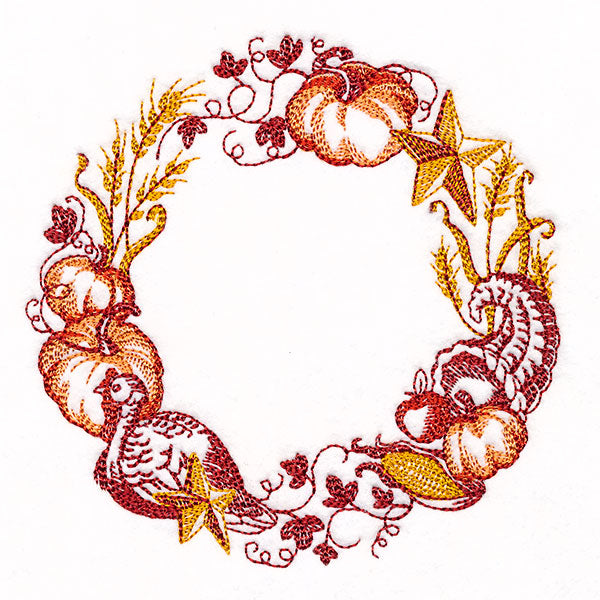 Festive Harvest Fall Wreath