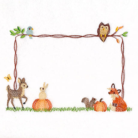 Woodland Harvest Gathering Quilt Label