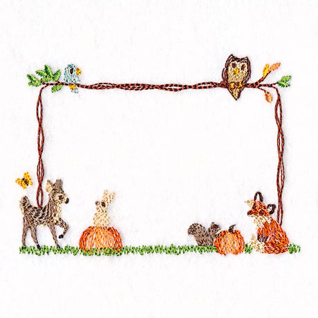 Woodland Harvest Gathering Quilt Label