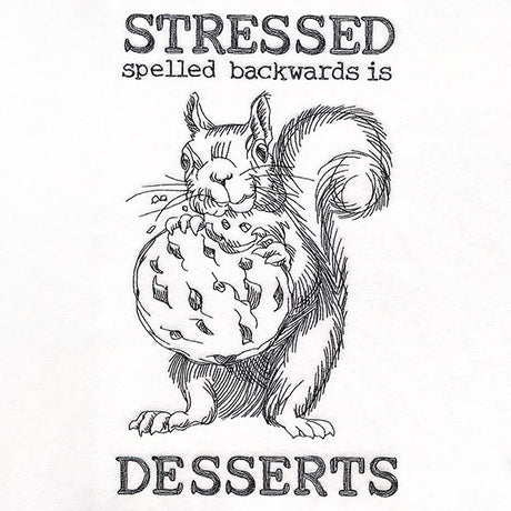 Stressed and Desserts Squirrel