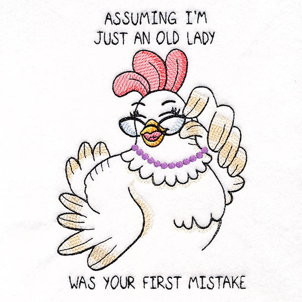 Just An Old Lady Chicken