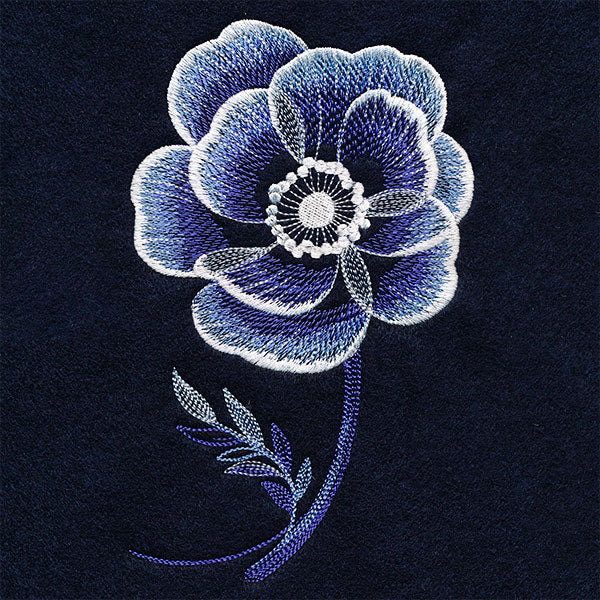 Stunning in Cyanotype Poppy Accent