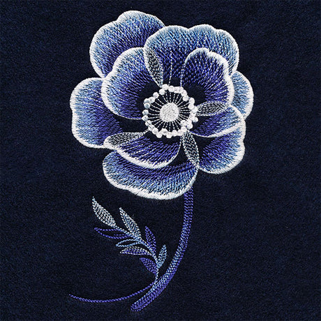 Stunning in Cyanotype Poppy Accent