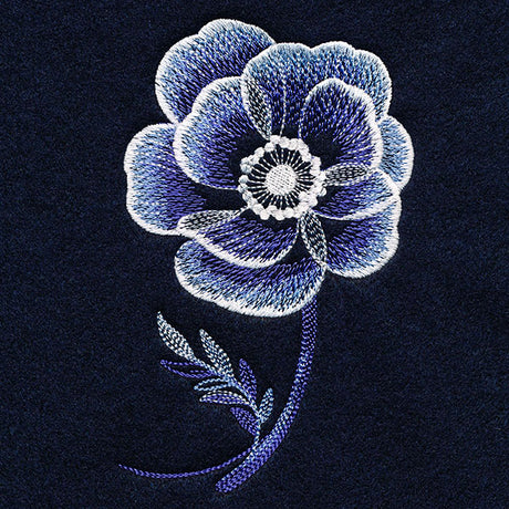 Stunning in Cyanotype Poppy Accent