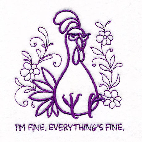Everything's Fine Doodle Chicken