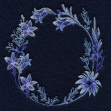 Stunning in Cyanotype Wreath