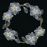 Sheer Poinsettias Wreath