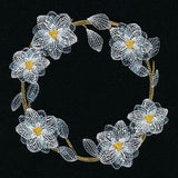 Sheer Poinsettias Wreath