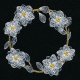 Sheer Poinsettias Wreath