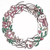 Primitive Christmas Notions Wreath